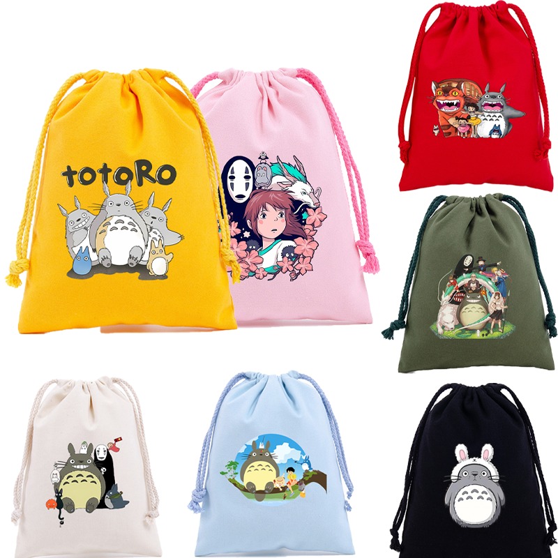 Anime Merchandise Bag - Totoro Katoen Schattig Zakken met trekkoord